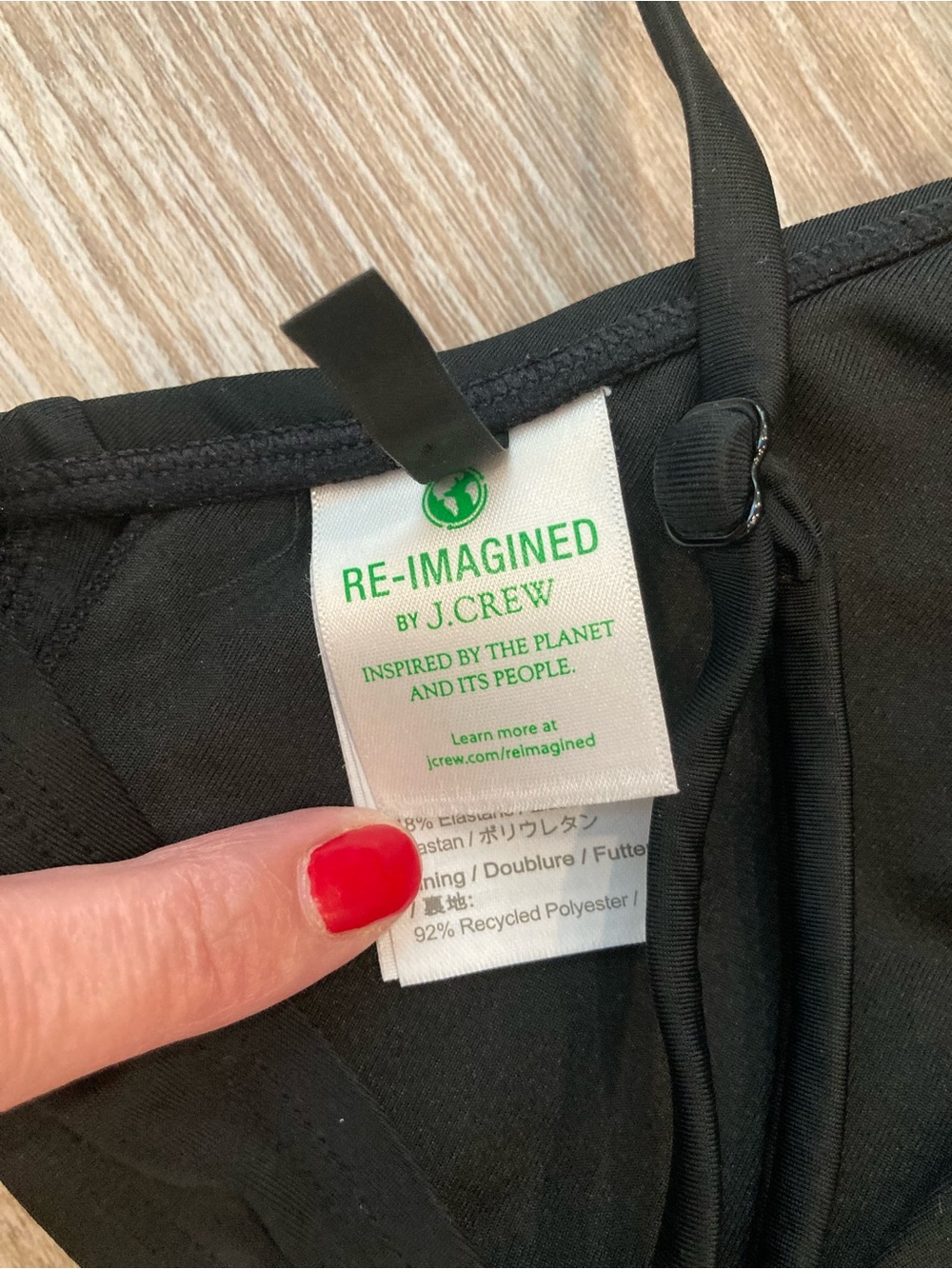JCREW Black Two-Piece Bikini Set - Picture 3 of 7